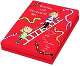 Charlie and Lola Red Snakes and Ladders Writing Paper Set & sticker Sheet