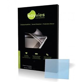 Savvies Crystalclear Screen Protector for Grundig MPixx 8400 FM, Protective Film, 100% fits, Display Protection Film by