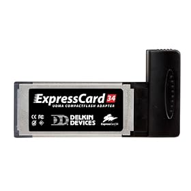 Delkin Devices DDEXP34-CF-2 ExpressCard Compact Flash Adapter