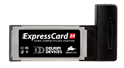 Delkin Devices DDEXP34-CF-2 ExpressCard Compact Flash Adapter