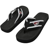 NHL Phoenix Coyotes Unisex Basic Flip Flops - Black (X-Large)