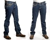 True Religion - TRUE RELIGION Nathan Premium Denim Jeans 33 Long Lowrise Med Stone Mens