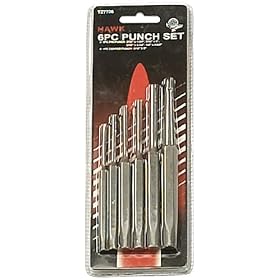 TZ01-07706 : 6pc Punch 3/32 1/8 5/32 3/16