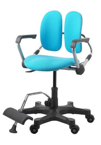 DUOREST Kids, Ergonomic Student Desk Chair with Detachable Footrest and Expandable Frame
