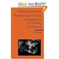 Der Kaufmann von Venedig, Englisch/Deutsch