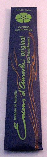 Maroma EDA Incense, Cypress Eucalyptus, 10 Count
