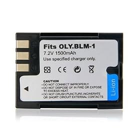 7.4V 1500mah Li-ion Battery for Olympus.BLM-1(Black) + Worldwide free shiping