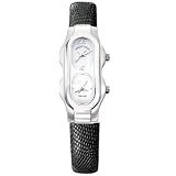 Philip Stein Teslar Womens-Mini Black Lizard Strap Watch 4-F-MOP-ZB by Philip Stein