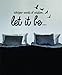 Let It Be Version 6 The Beatles Quote Decal Wall Vinyl Art Sticker Music