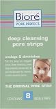 Biore Deep Cleansing Pore Strips 8 nose strips (3 pack)