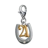 Hot Diamonds 21 Today Charm, Sterling Silver