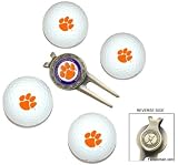 Clemson 4 Ball/Marker/Divot Tool Gift Set