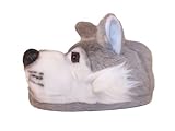 Happy Feet - Gray Wolf - Animal Slippers