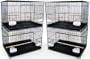 Brand New Lot of Four Aviary Breeding Bird Cage 30x18x18BLK
