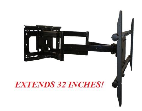 Heavy Duty Dual-Arm Articulating Wall Mount For Samsung LED Models UN55B8500, UN46B8500, UN55B8000, UN46B8000, UN55B7100, UN46B7100, UN55B7000, UN46B7000, UN40B7000, UN40B6000, UN46B6000, UN55B6000,