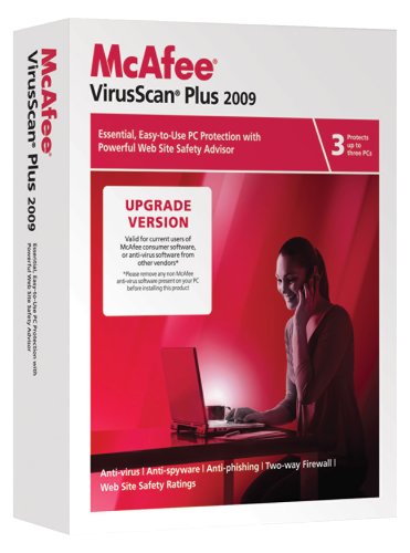 McAfee VirusScan Plus 2009 - 3 User Upgrade (PC)
