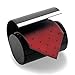 happyliya® Black Necktie Neck Tie Storage Case Travel Gift Box Cylinder Shape