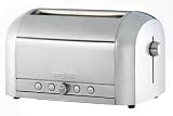 Magimix 4 slice toaster polished with brushed s/steel centre panel