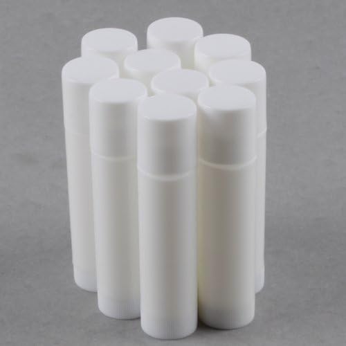 Wowlife@ 50/100/150 White Empty Lip Balm Tubes Containers (150)