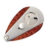 IMAGE OF XIKAR Xi3 Amboina & Polished Stainless Cigar Cutter