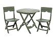 Adams Manufacturing 8590-01-3731 Quick-Fold Cafe Bistro Set, Sage