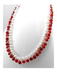 Fresh Water Pearls Necklace In Zinc