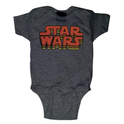  Star Wars - Orange Logo Onesie