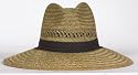 DORFMAN PACIFIC ACE388 BIG BRIM RUSH STRAW HAT(pack of 12)