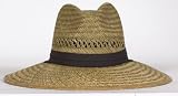 Dorfman Big Brim Rush Straw Hat (ACE388) 12 each