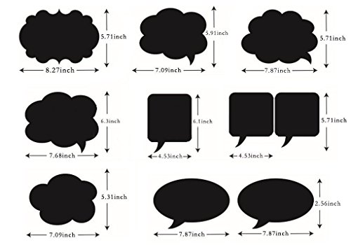 Funny Party 10pcs Black Speech Bubbles on a Stick Photo Booth Prop for Party Wedding Favor Christmas Birthday Supply