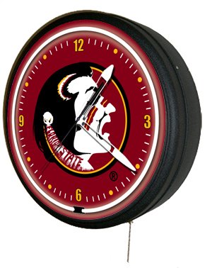 Florida State Seminoles Neon Clock