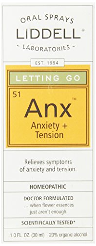 Letting Go Anxiety & Tension Liddell Homeopathic 1 oz Spray Letting Go Anxiety & Tension Liddell Homeopathic 1 oz Spray