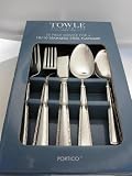 Towle Silversmiths Sapphire 20 Piece Flatware Set Service for 4.