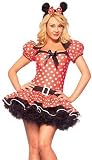 Sexy Adult Womens Halloween Costumes Mickey Mouse Club Minnie Dress Costume Theme Party Outfit