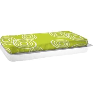 Nook Fitted Crib Sheet (Lawn Puddle)