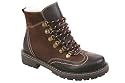 Woodstone, Damen Schn&uuml;rstiefelette, dunkelbraun, RENO Art. 94825