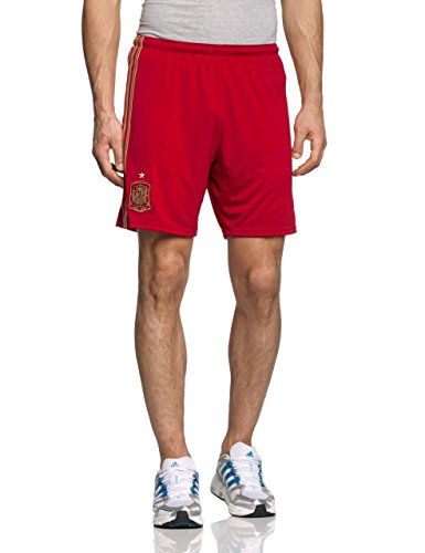 adidas Herren Shorts Heim Spanien, Victory Red/Light Football Gold/Craft, XL, G85233