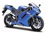 Kawasaki ZX-6R Kit (2007) in Blue (1:12 scale) Diecast Model Motorbike