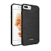 iPhone 7 Plus Case Cover - Noot Products Dual Layer Protective Case with Credit Card and ID Compartment and Kickstand - Black