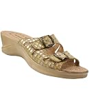 Fly Flot Crocodile Slides, Beige