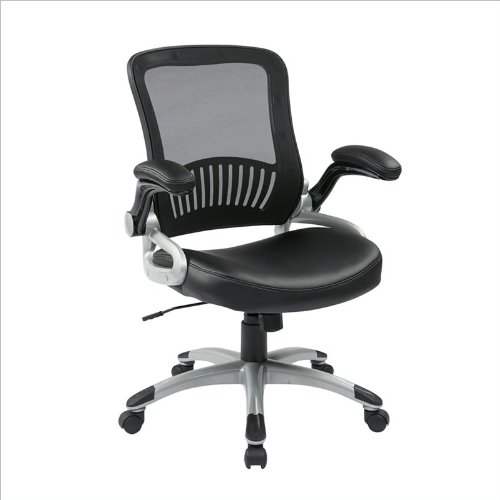 Office Star WorkSmart Screen Back and Eco Leather Seat Managers Chair