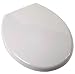 Jones Stephens Plumbing C3B3R2-00 White Round Euro Toilet Seat