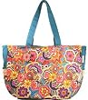 Laurel Burch Blossom Rounded Project Quilting Knitting Tote Bag
