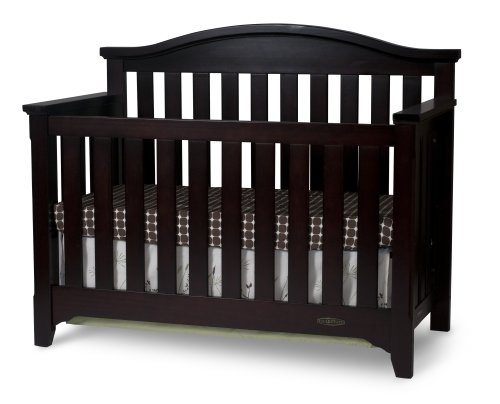 Child Craft Hawthorne Lifetime Convertible Crib, Espresso On Sale