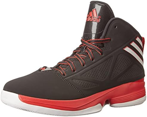 adidas Performance Men's Mad Handle 2 Basketball Shoe, Core Black/White/Scarlet, 12 M US