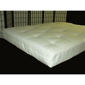 8-9 Inch Queen Sized Futon Mattress with Innersprings