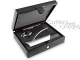Screwpull Revolutionary New Lever Pull, Satin with Crystal Foil Cutter