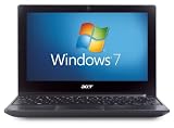 Acer Aspire One D260, 10.1 Netbook, Intel Atom Processor N450, 1GB, 160GB, Windows 7 Starter 32-bit, Up to 4hrs battery life, Black