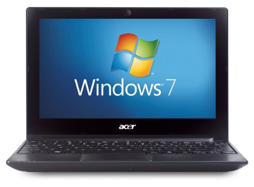 Acer Aspire One D260, 10.1" Netbook, Intel Atom Processor N450, 1gb, 160gb, Windows 7 Starter 32-bit, Up To 4hrs Battery Life, Black Picture