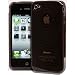Black Gel Silicone Protective Armour Case Cover & Screen Protector Kit for New Apple iPhone 4 4G HD